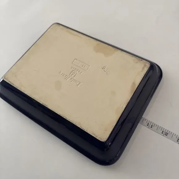 Emile Henry France Blue Ceramic Rectangular Baking Dish Small Casserole Baker - Picture 7 of 9